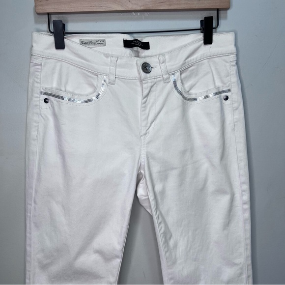 Weekend Max Mara White Pants Size 8 - Picture 2 of 11